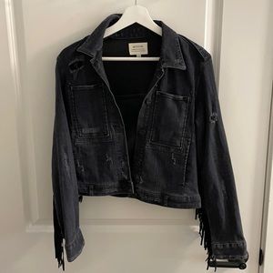 FRINGE JEAN JACKET